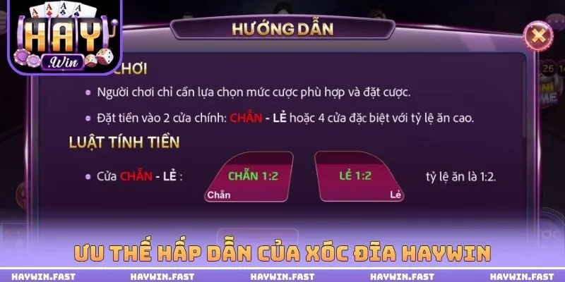 Ưu thế hấp dẫn của xóc đĩa HAYWIN